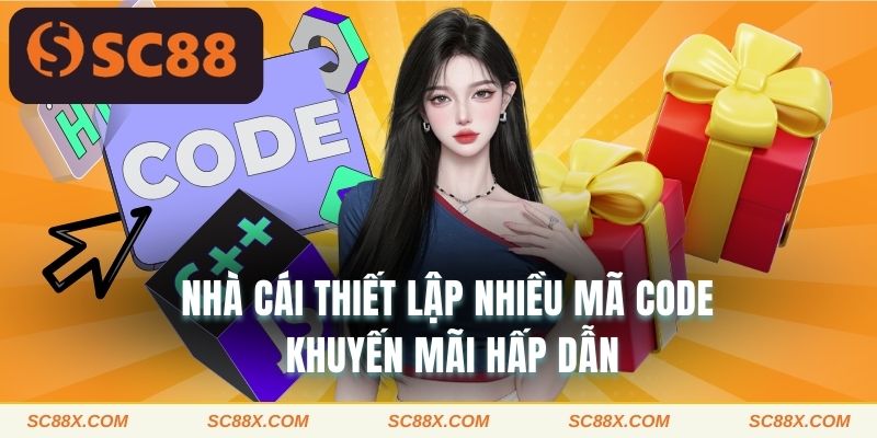 Nhà cái thiết lập nhiều mã code khuyến mãi hấp dẫn